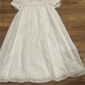 Elegant White Embroidered Dress